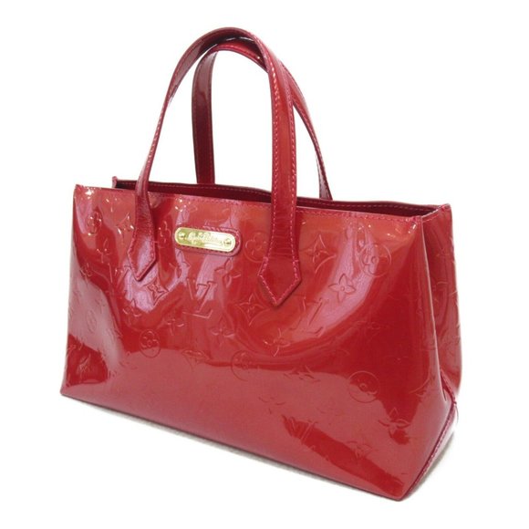 LOUIS VUITTON Wilshire PM Hand bag Monogram Vernis Pomme D’amour Us... - Picture 9 of 11